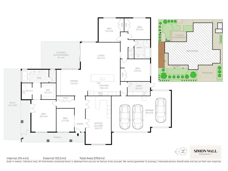 Floorplan of Homely house listing, 6 Village Lane, Maryland NSW 2287
