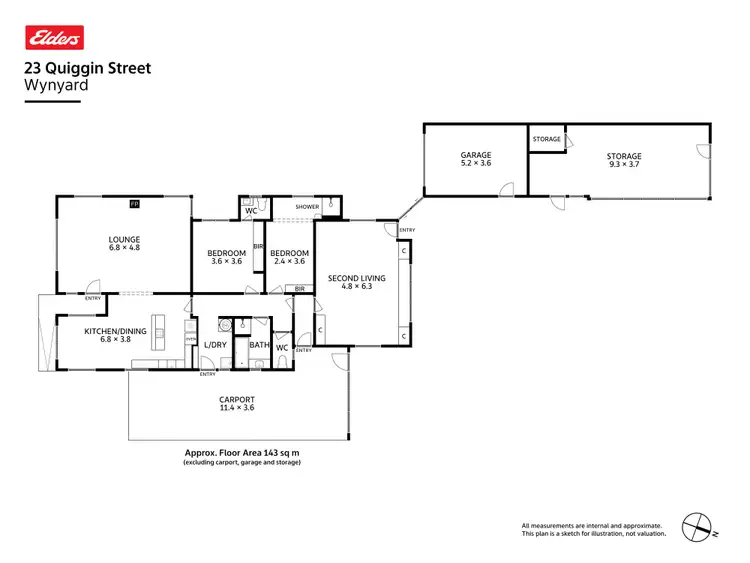 Floorplan of Homely house listing, 23 Quiggin Street, Wynyard TAS 7325