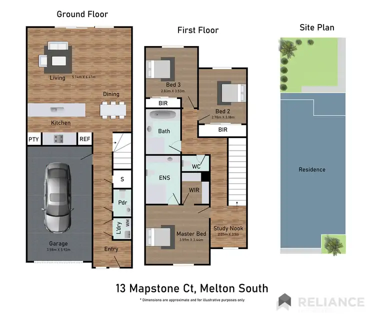 Floorplan of Homely house listing, 13 Mapstone Court, Melton South VIC 3338