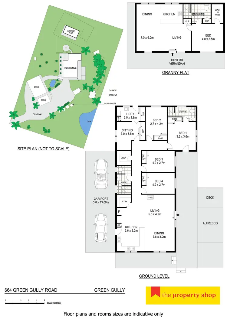 Floorplan of Homely rural property listing, 664 Green Gully Road, Mudgee NSW 2850
