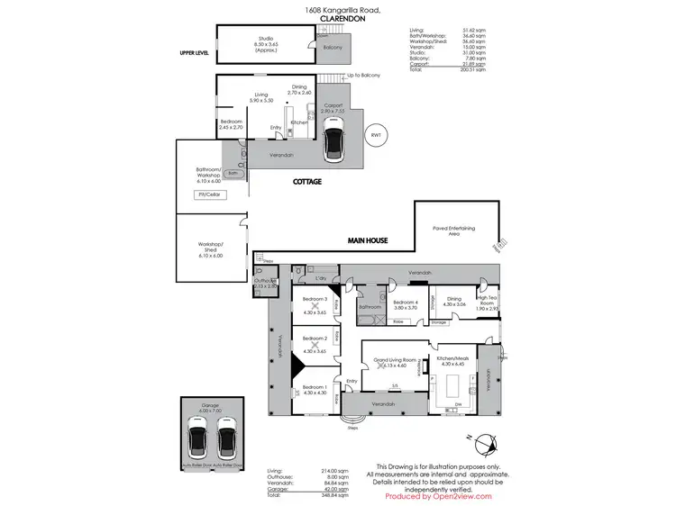 Floorplan of Homely rural property listing, 1608 Kangarilla Road, Clarendon SA 5157