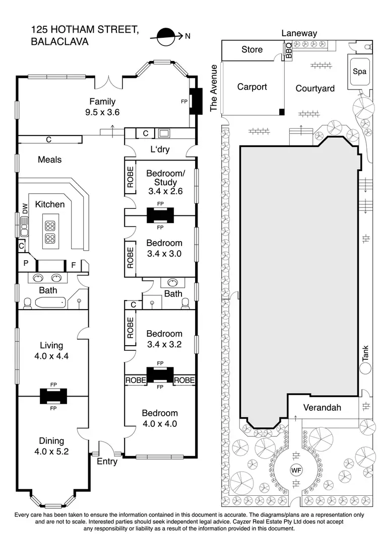 Floorplan of Homely house listing, 125 Hotham Street, Balaclava VIC 3183