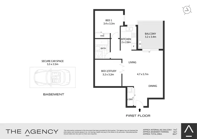 Floorplan of Homely apartment listing, 8/12-14 Knox Street, Belmore NSW 2192