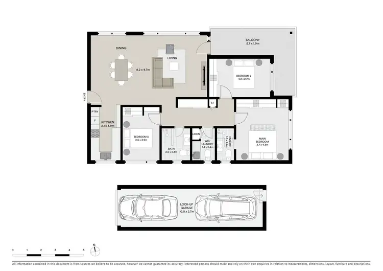 Floorplan of Homely apartment listing, 5/69 Alfred Street, Ramsgate Beach NSW 2217