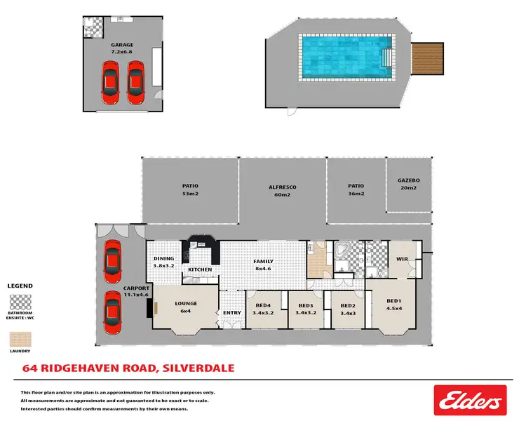 Floorplan of Homely house listing, 64 Ridgehaven Road, Silverdale NSW 2752