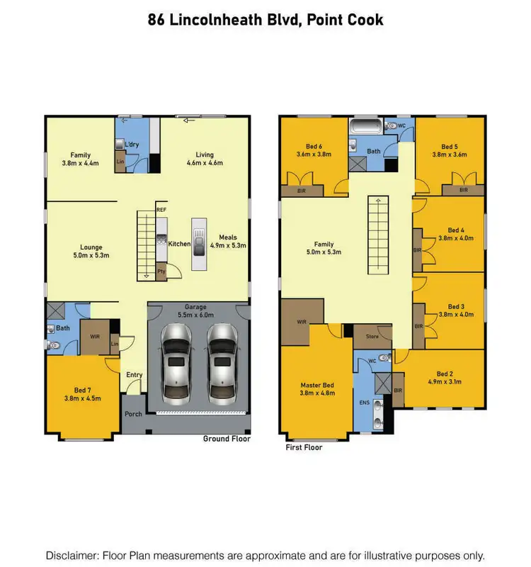 Floorplan of Homely house listing, 86 Lincolnheath Boulevard, Point Cook VIC 3030