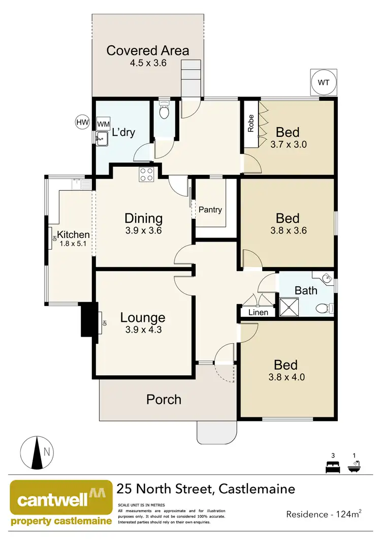 Floorplan of Homely house listing, 25 North Street, Castlemaine VIC 3450
