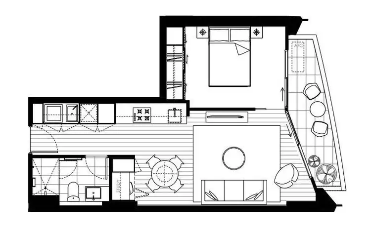 Floorplan of Homely apartment listing, 1005/118 High Street South, Kew VIC 3101