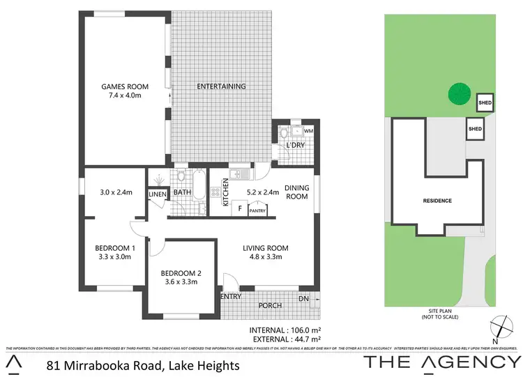 Floorplan of Homely house listing, 81 Mirrabooka Road, Lake Heights NSW 2502