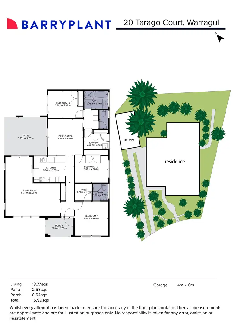 Floorplan of Homely house listing, 20 Tarago Court, Warragul VIC 3820