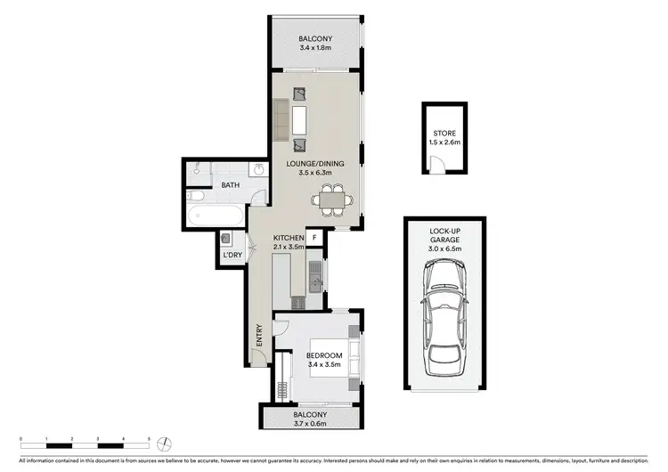Floorplan of Homely unit listing, 4/38 Napier Street, Parramatta NSW 2150