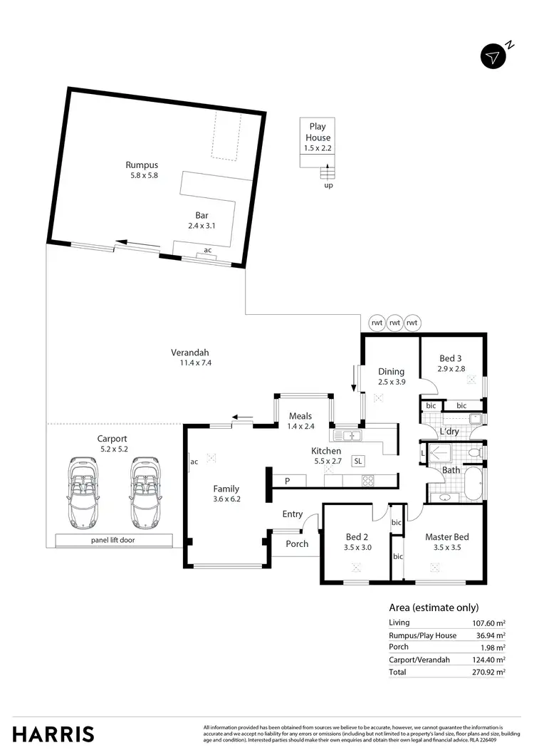 Floorplan of Homely house listing, 130 Brougham Drive, Valley View SA 5093