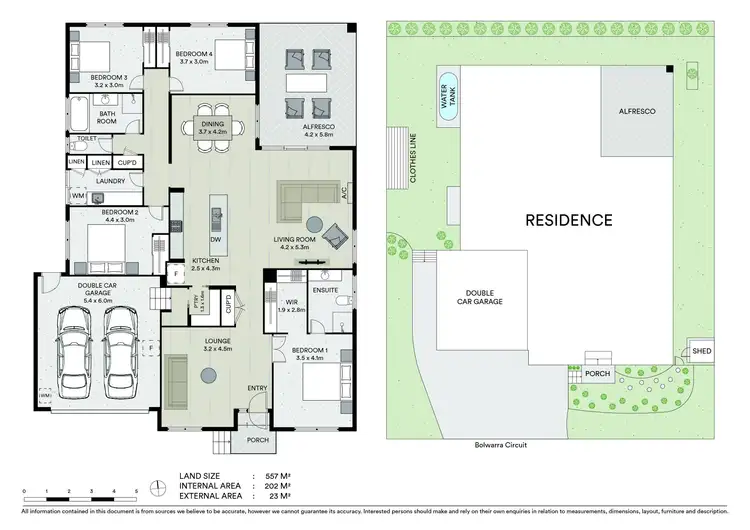 Floorplan of Homely house listing, 40 Bolwarra Circuit, Wollongbar NSW 2477