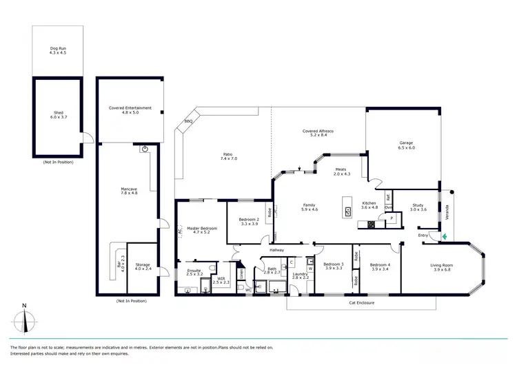Floorplan of Homely house listing, 4 Samuel Court, Hastings VIC 3915