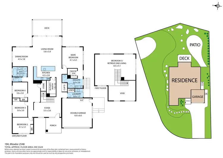 Floorplan of Homely house listing, 194 Mirador Drive, Merimbula NSW 2548