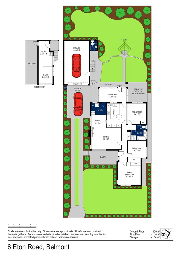 Floorplan of Homely house listing, 6 Eton Road, Belmont VIC 3216