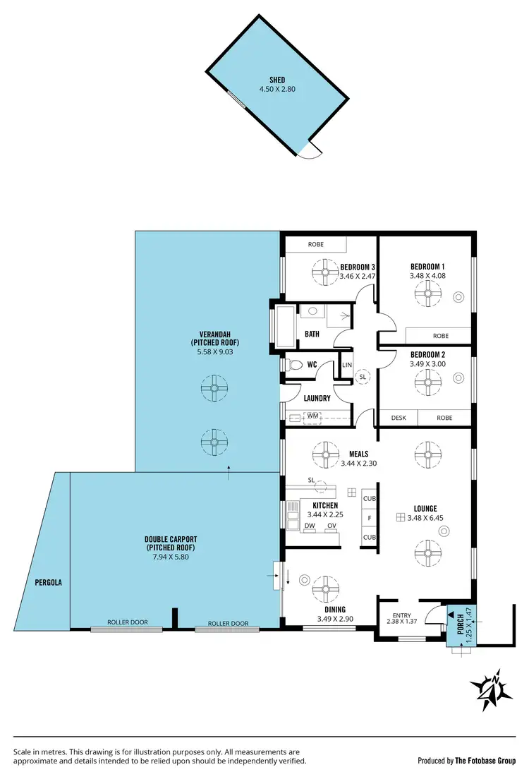 Floorplan of Homely house listing, 8 Elura Avenue, Sheidow Park SA 5158