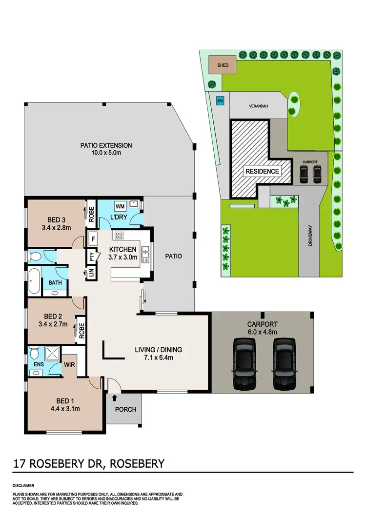 Floorplan of Homely house listing, 17 Rosebery Drive, Rosebery NT 832