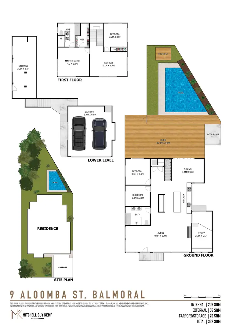 Floorplan of Homely house listing, 9 Aloomba Street, Balmoral QLD 4171