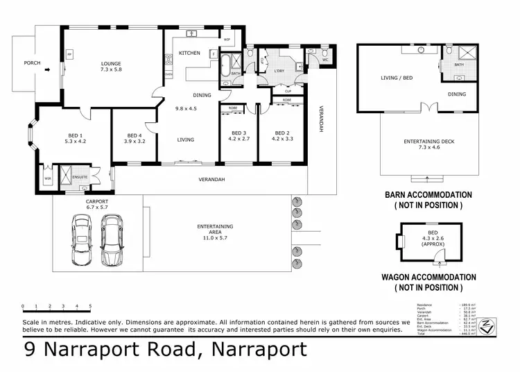 Floorplan of Homely rural property listing, 9 Narraport Road, Narraport VIC 3483