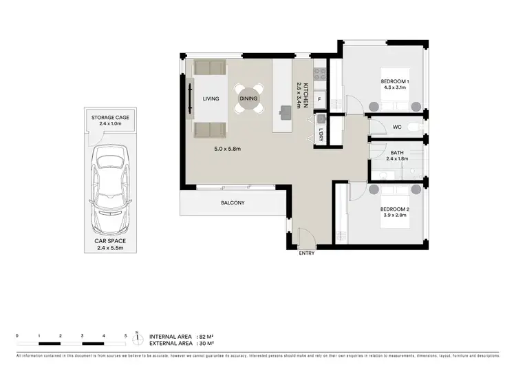 Floorplan of Homely apartment listing, 3/17 Beaumont Parade, West Footscray VIC 3012