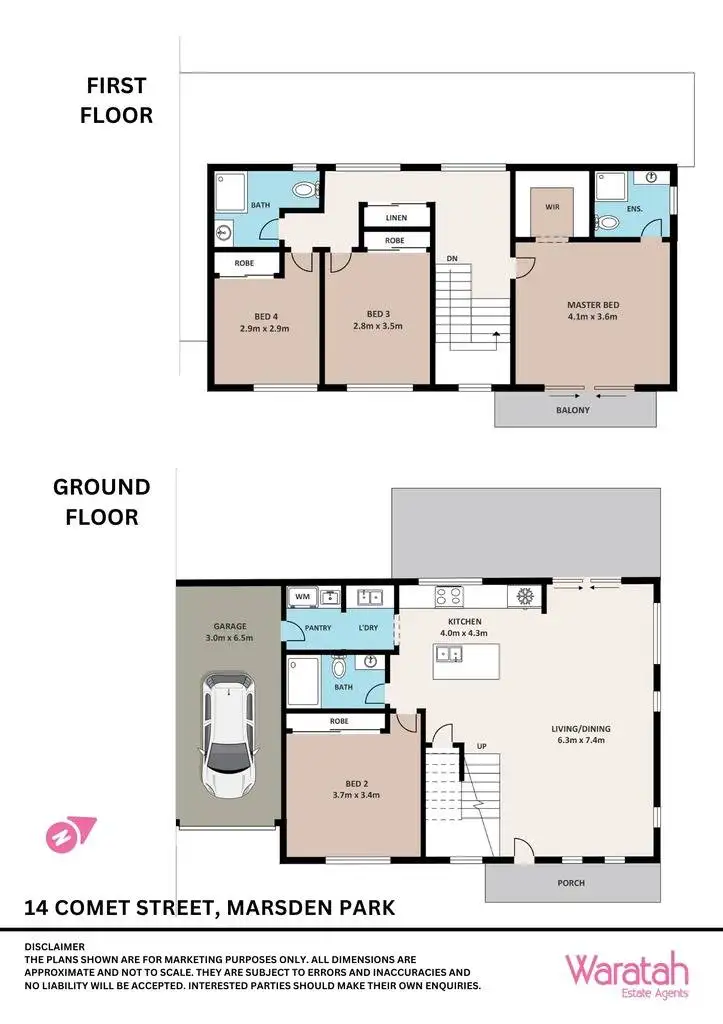 Floorplan of Homely house listing, 14 Comet Street, Marsden Park NSW 2765