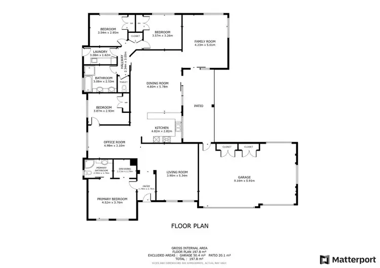Floorplan of Homely house listing, 5 Row Close, Orange NSW 2800