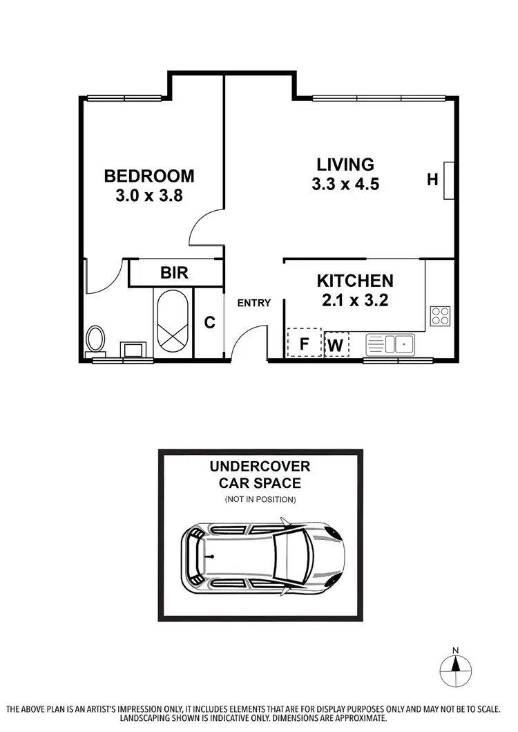 Floorplan of Homely apartment listing, 11/5 Kemp Street, Thornbury VIC 3071