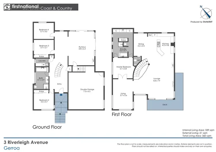 Floorplan of Homely house listing, 3 Riverleigh Avenue, Gerroa NSW 2534