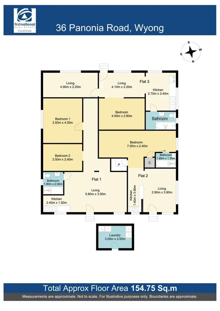 Floorplan of Homely unit listing, 36 Panonia Road, Wyong NSW 2259
