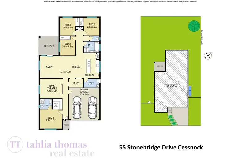 Floorplan of Homely house listing, 55 Stonebridge Drive, Cessnock NSW 2325