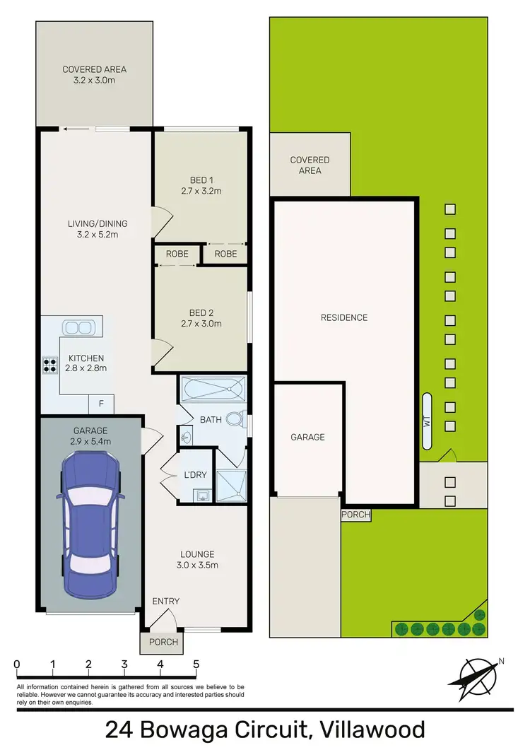 Floorplan of Homely house listing, 24 Bowaga Circuit, Villawood NSW 2163