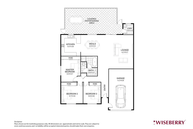 Floorplan of Homely house listing, 1/5 Alisa Close, Lake Haven NSW 2263