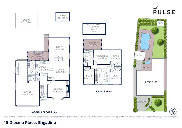 Floorplan of Homely house listing, 1B Diosma Place, Engadine NSW 2233