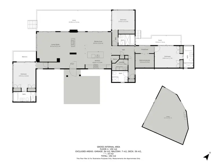 Floorplan of Homely house listing, 1A Jerrara Drive, Jindabyne NSW 2627