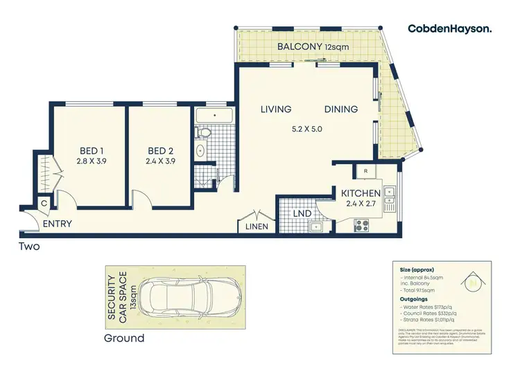 Floorplan of Homely apartment listing, 6/27 Walton Crescent, Abbotsford NSW 2046