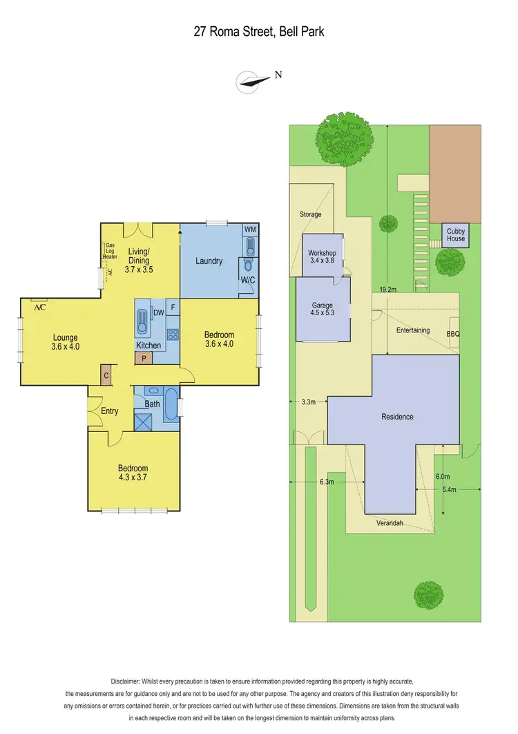 Floorplan of Homely house listing, 27 Roma Street, Bell Park VIC 3215
