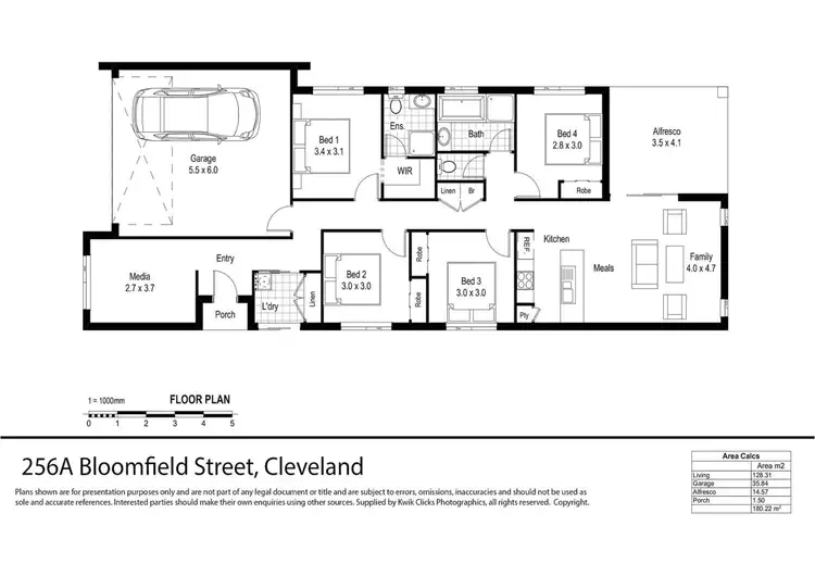Floorplan of Homely house listing, 256A Bloomfield Street, Cleveland QLD 4163
