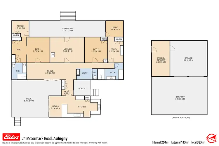 Floorplan of Homely rural property listing, 24 McCormack Road, Aubigny QLD 4401