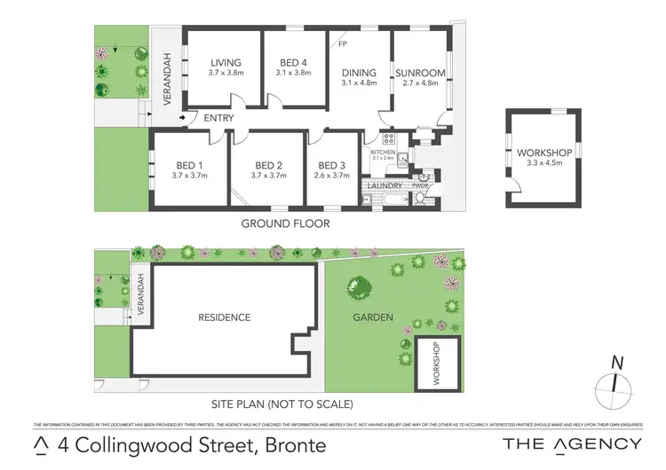 Floorplan of Homely house listing, 4 & 6 & 8 Collingwood Street, Bronte NSW 2024