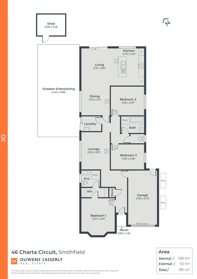 Floorplan of Homely house listing, 46 Charta Circuit, Smithfield SA 5114