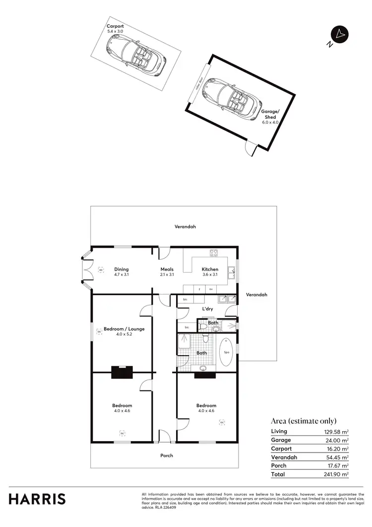 Floorplan of Homely house listing, 30 Wellington Street, Alberton SA 5014