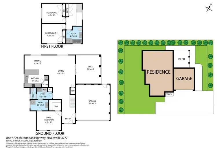 Floorplan of Homely house listing, 4/99 Maroondah Highway, Healesville VIC 3777