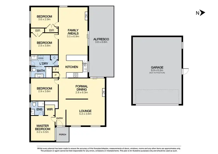 Floorplan of Homely house listing, 11 Edward Street, Deer Park VIC 3023
