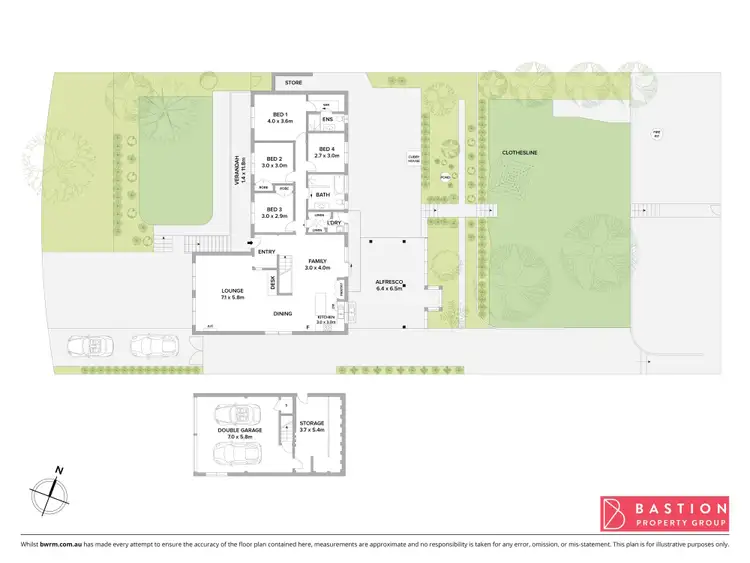 Floorplan of Homely house listing, 17 Purbrick Street, Chisholm ACT 2905