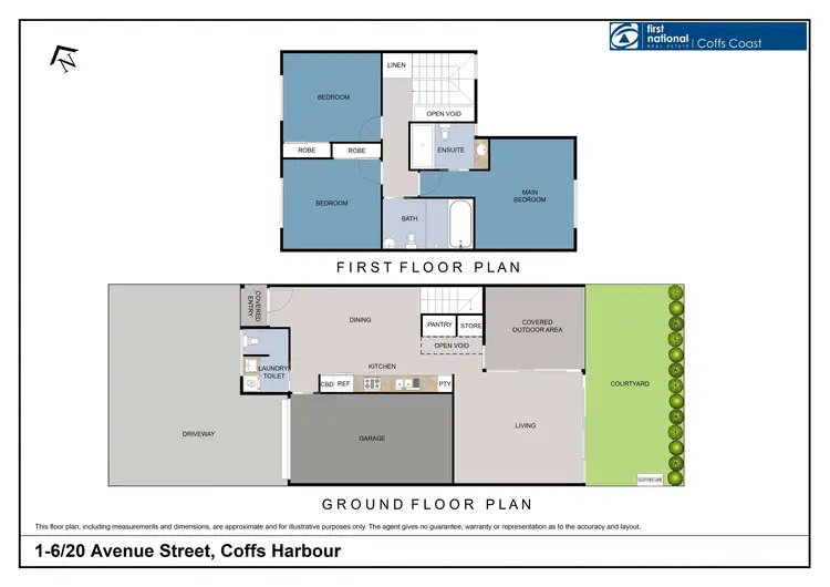 Floorplan of Homely townhouse listing, 2/20 Avenue Street, Coffs Harbour NSW 2450