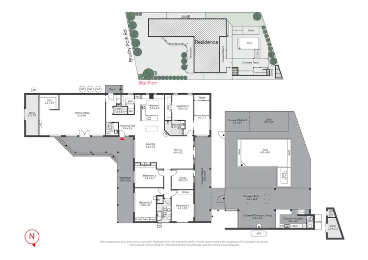 Floorplan of Homely house listing, 69 Brushy Park Road, Wonga Park VIC 3115