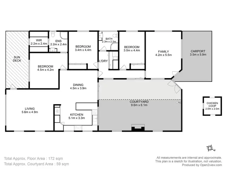 Floorplan of Homely house listing, 4 Pitt Street, Dodges Ferry TAS 7173