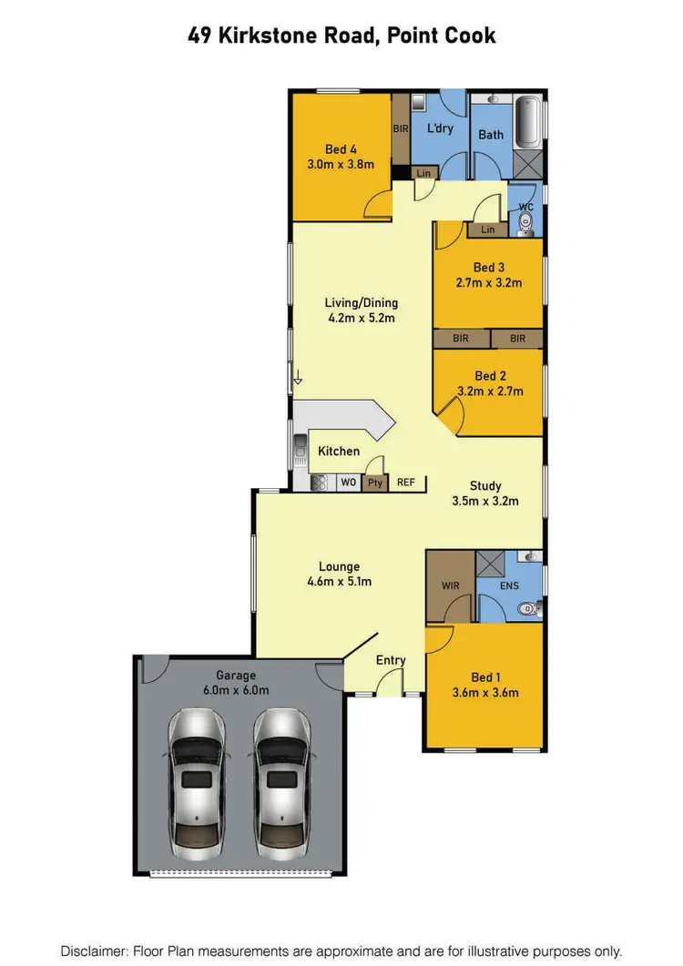 Floorplan of Homely house listing, 49 Kirkstone Road, Point Cook VIC 3030