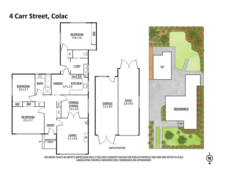 Floorplan of Homely house listing, 4 Carr Street, Colac VIC 3250